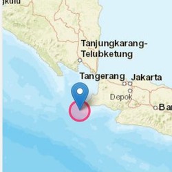 Titik Lokasi Gempa M 6.7 Banten yang Terasa Hingga Jakarta