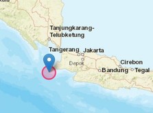Titik Lokasi Gempa M 6.7 Banten yang Terasa Hingga Jakarta