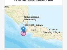 Terjadi Gempa M 6.7 di Banten, Terasa Sampai Jakarta