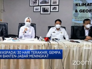 Waspada! 30 Hari Terakhir, Gempa Di Banten-Jabar Meningkat