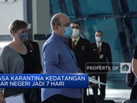 Masa Karantina Kedatangan Luar Negeri Jadi 7 Hari