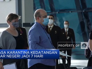 Masa Karantina Kedatangan Luar Negeri Jadi 7 Hari
