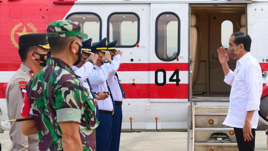 Hari kedua kunjungan kerja di Provinsi Nusa Tenggara Barat (NTB), Jumat, 14 Januari 2022, Presiden Joko Widodo akan meresmikan Bendungan Bintang Bano di Kabupaten Sumbawa Barat. (Dok: Biro Pers Sekretariat Presiden)