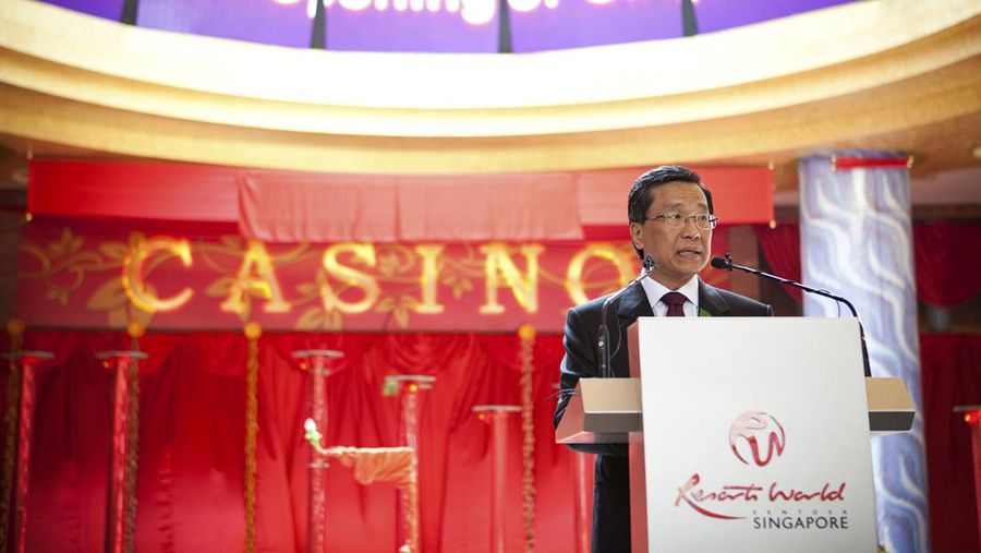 Ketua pengembang Grup Genting Malaysia Tan Sri Lim Kok Thay (AP/Joan Leong)