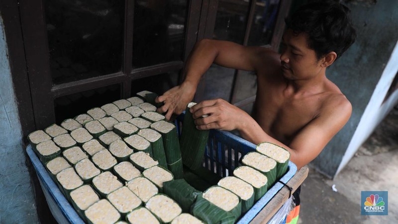 Pabrik tempe di kawasan Sunter, Jakarta (CNBC Indonesia/Muhammad Sabki)