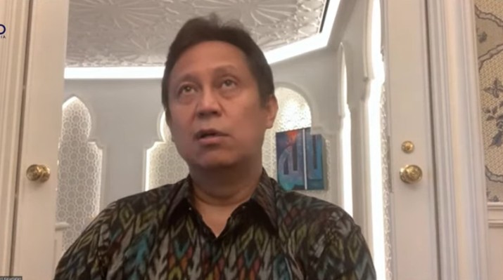 Menteri Kesehatan Budi Gunadi SadikinSaat Memberikan Keterangan Pers Menteri terkait Hasil Ratas Evaluasi PPKM, 16 Januari 2022. Menteri Kesehatan Budi Gunadi SadikinSaat Memberikan Keterangan Pers Menteri terkait Hasil Ratas Evaluasi PPKM, 16 Januari 2022. (Tangkapan Layar Youtube Sekretariat Presiden)