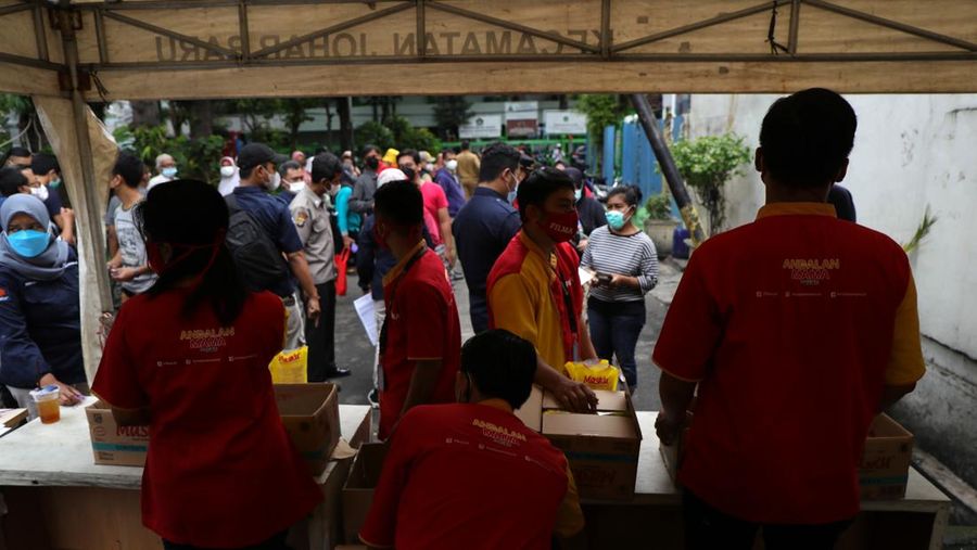 Bazar Minyak Goreng Murah (CNBC Indonesia/Tri Susilo)