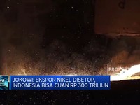 Jokowi Sebut Ekspor Nikel Disetop, RI Bisa 'Cuan' Rp 300 T