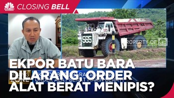 Ekspor Batu Bara Dilarang, Order Alat Berat Menipis?