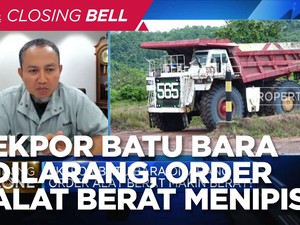Ekspor Batu Bara Dilarang, Order Alat Berat Menipis?