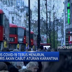 Kasus Covid-19 Menurun, Inggris Akan Cabut Aturan Karantina