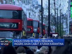 Kasus Covid-19 Menurun, Inggris Akan Cabut Aturan Karantina