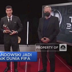 Robert Lewandowski Jadi Pemain Terbaik Dunia FIFA