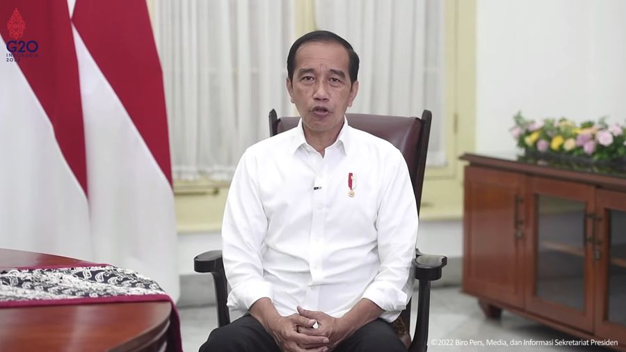 Pernyataan Presiden RI, Jokowi terkait Kasus Omicron di Tanah Air, Istana Bogor, 18 Januari 2022 (Tangkapan Layar Youtube Sekretariat Presiden RI)