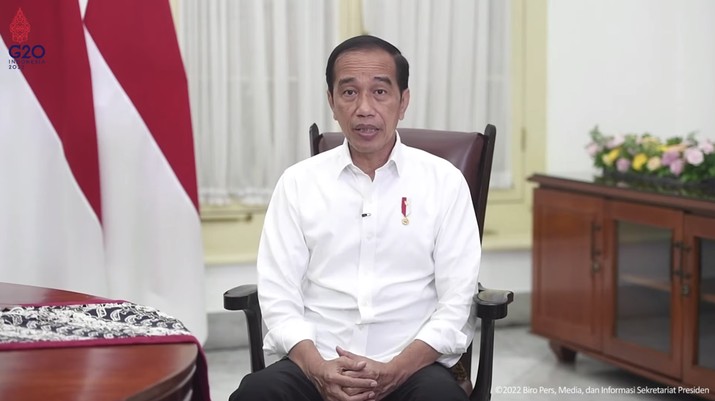 Pernyataan Presiden RI, Jokowi terkait Kasus Omicron di Tanah Air, Istana Bogor, 18 Januari 2022 (Tangkapan Layar Youtube Sekretariat Presiden RI)