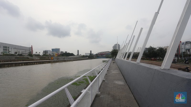 Wisata Air di Kalimalang, Sungai Kalimalang Bekasi (CNBC Indonesia/Andrean Kristianto)