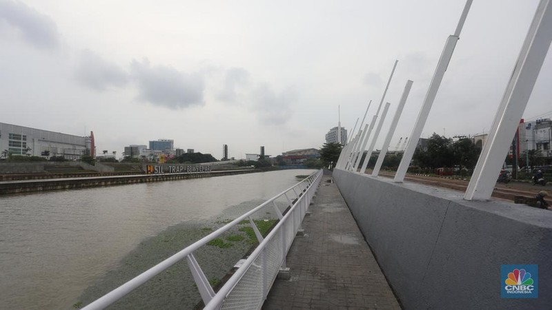Wisata Air di Kalimalang, Sungai Kalimalang Bekasi (CNBC Indonesia/Andrean Kristianto)