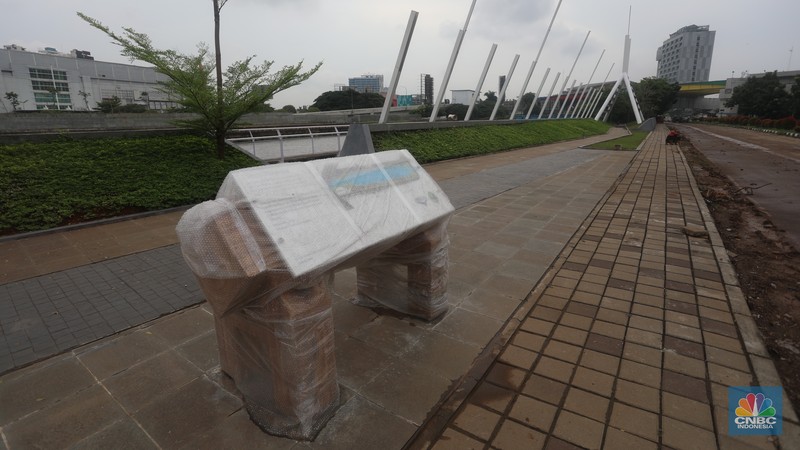 Wisata Air di Kalimalang, Sungai Kalimalang Bekasi (CNBC Indonesia/Andrean Kristianto)