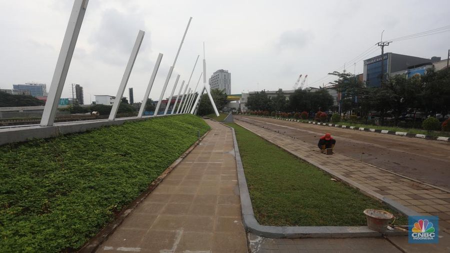 Wisata Air di Kalimalang, Sungai Kalimalang Bekasi (CNBC Indonesia/Andrean Kristianto)