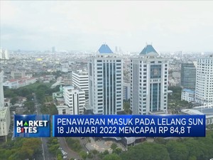 18 Januari 2022, Lelang SUN Serap Dana Rp 25 Triliun
