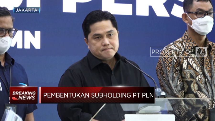 Erick Thohir Sahkan Pembentukan Subholding PT PLN