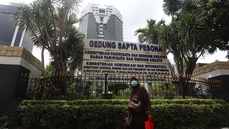 Gedung Kementerian Dalam Negeri RI, Mendagri (CNBC Indonesia/Andrean Kristianto)