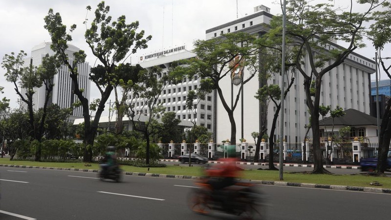 Gedung Kementerian Dalam Negeri RI, Mendagri (CNBC Indonesia/Andrean Kristianto)