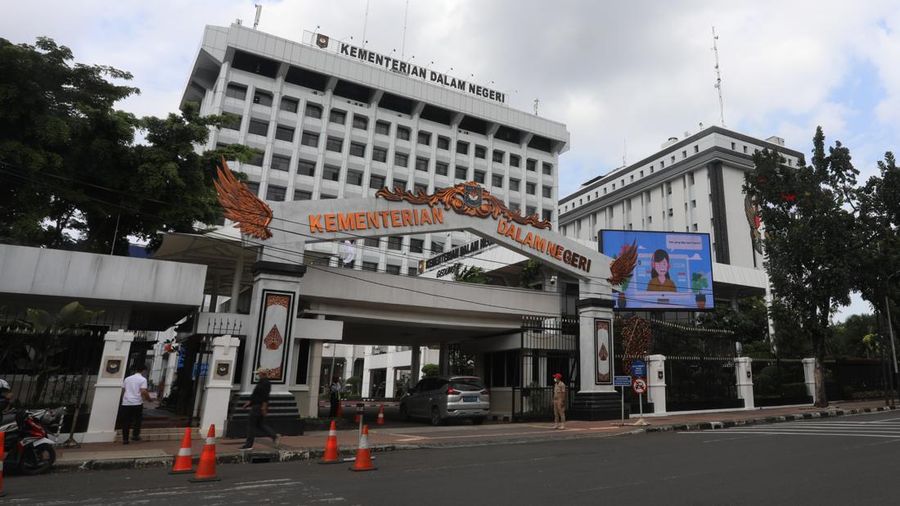 Gedung Kementerian Dalam Negeri RI, Mendagri (CNBC Indonesia/Andrean Kristianto)