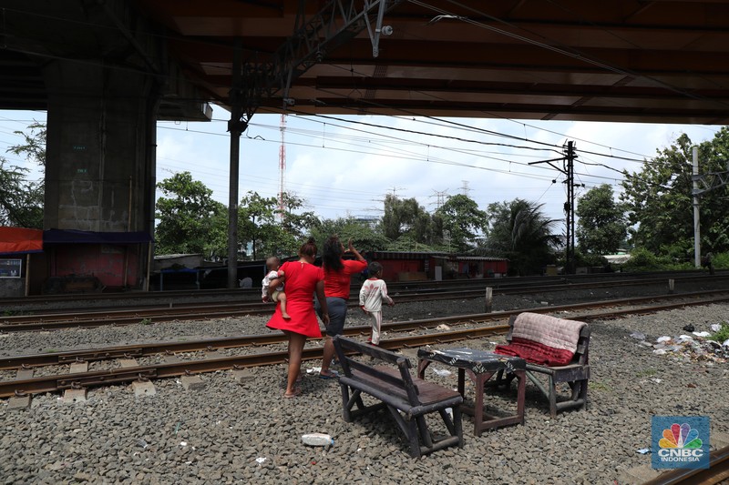 Kampung Bayam yang Terdampak Pembanguan Stadion JIS (CNBC Indonesia/Tri Susilo)