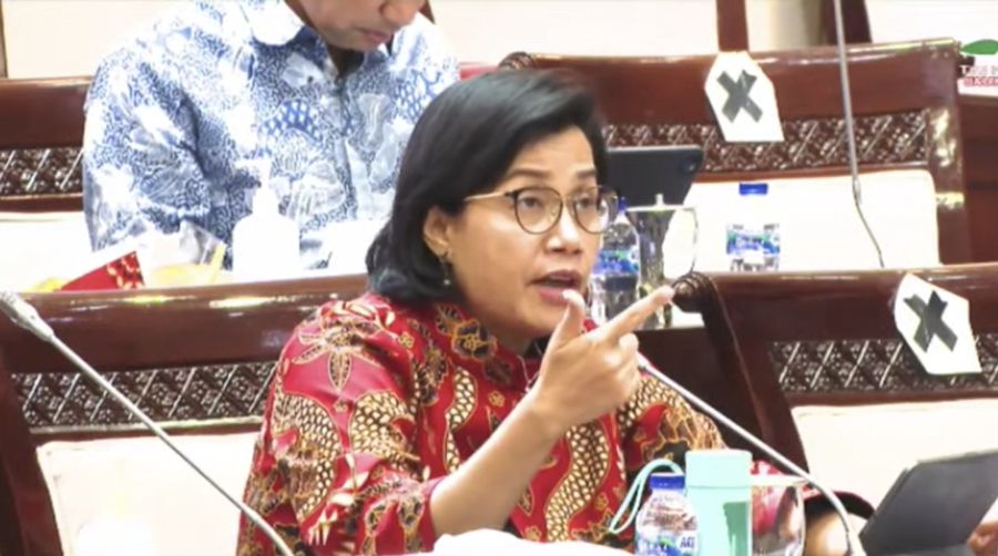 KOMISI XI DPR RI RAPAT KERJA DENGAN MENTERI KEUANGAN RI, SRI MULYANI (Tangakapan Layar Youtube)
