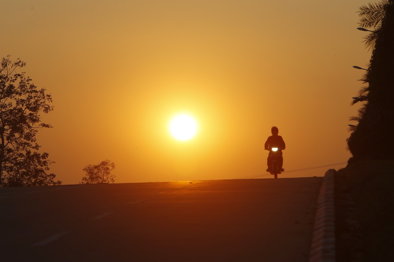Myanmar New Year The sky shines before the sun rise on the new year day in Naypyitaw, Myanmar, Tuesday, Jan. 1, 2019. (AP Photo/Aung Shine Oo)
