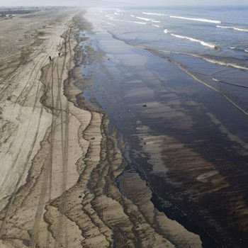 Potret Imbas Tsunami Tonga, Pantai Ini Penuh Tumpahan Minyak