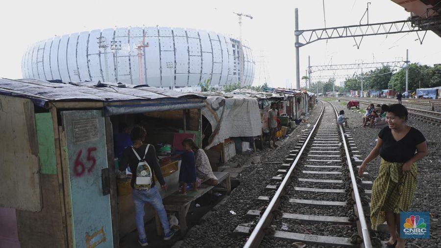 Potret Kampung Bayam yang Terdampak Pembanguan Stadion JIS (CNBC Indonesia/Tri Susilo)