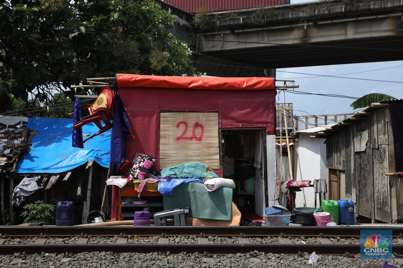 Kampung Bayam yang Terdampak Pembanguan Stadion JIS (CNBC Indonesia/Tri Susilo)