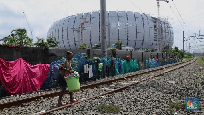 Potret Kampung Bayam yang Terdampak Pembanguan Stadion JIS (CNBC Indonesia/Tri Susilo)