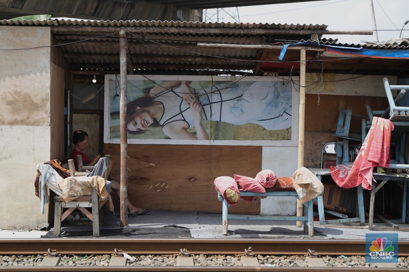 Kampung Bayam yang Terdampak Pembanguan Stadion JIS (CNBC Indonesia/Tri Susilo)