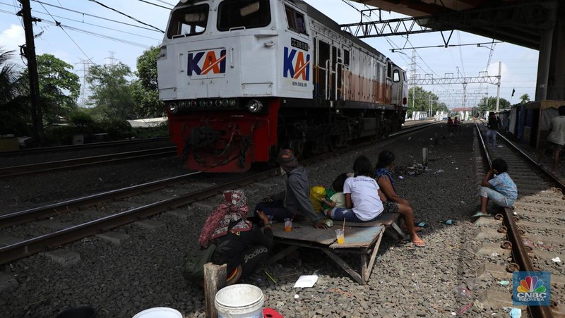 Kampung Bayam yang Terdampak Pembanguan Stadion JIS (CNBC Indonesia/Tri Susilo)