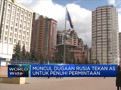 Rusia Kosongkan Kantor Kedubes di Kiev, Ukraina