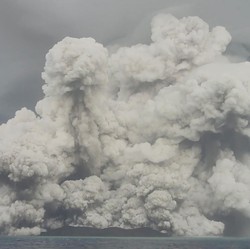 Tertutup Abu, Ini Penampakan Terbaru Tonga Pasca Tsunami