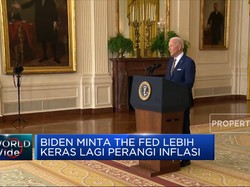 Biden Minta The Fed Lebih Keras Lagi Perangi Inflasi
