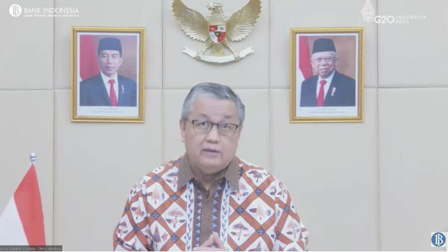Gubernur BI Perry Warjiyo (Tangkapan Layar via Youtube Bank Indonesia)