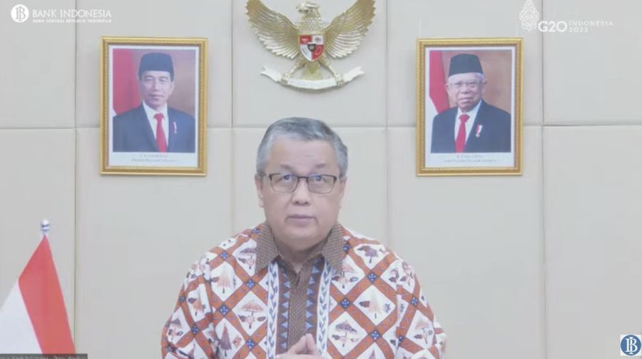Gubernur BI Perry Warjiyo (Tangkapan Layar via Youtube Bank Indonesia)