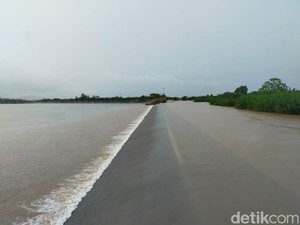 Waduk Nipa-nipa Makassar Status Bahaya Rendah, Air Sungai Melimpas ke Spillway