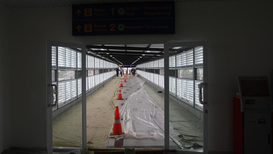 Stasiun Pondok Ranji (CNBC Indonesia/Andrean Kristianto)