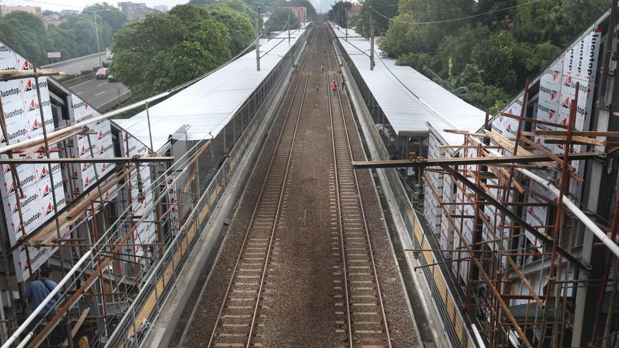 Stasiun Pondok Ranji (CNBC Indonesia/Andrean Kristianto)
