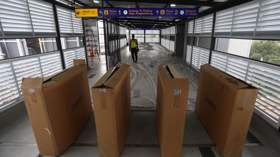 Stasiun Pondok Ranji (CNBC Indonesia/Andrean Kristianto)