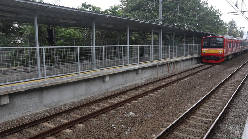 Stasiun Pondok Ranji (CNBC Indonesia/Andrean Kristianto)