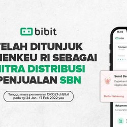 Wah Keren! Beli SBN Sekarang Bisa Lewat Aplikasi Bibit