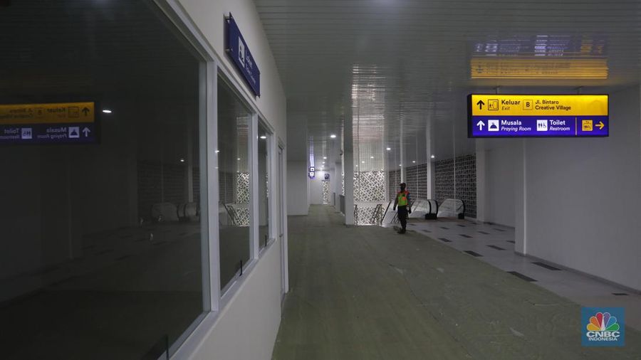 Stasiun Pondok Ranji (CNBC Indonesia/Andrean Kristianto)