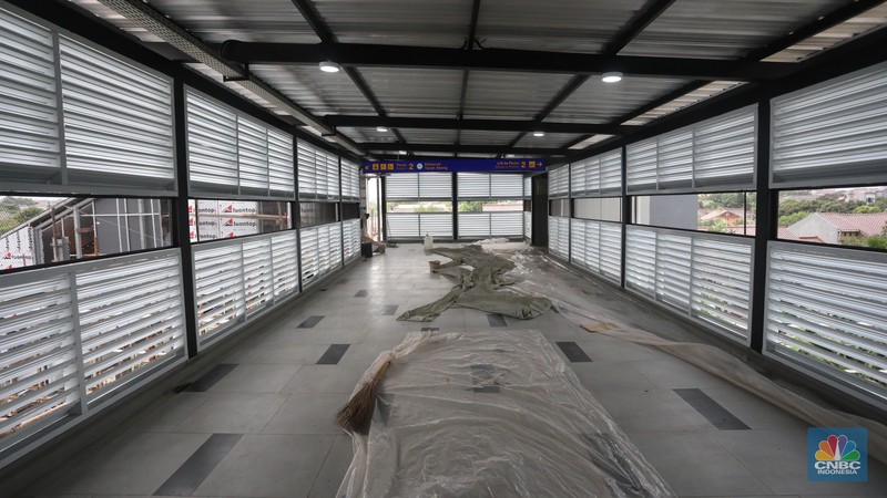 Stasiun Pondok Ranji (CNBC Indonesia/Andrean Kristianto)